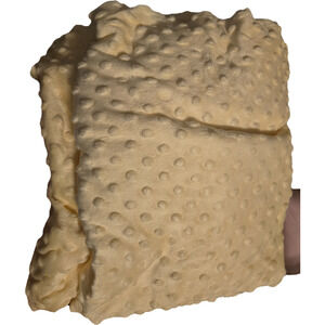 2 Yards Cuddle Bubble Canary Yellow Velboa Minky Fabric 60" Wide Soft Trad